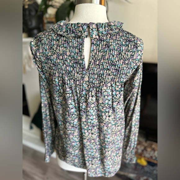 Dôen Plum Blouse in Hardwick Garden SZ XS - Picture 9 of 11